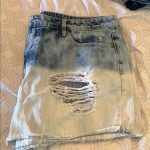 Forever 21 Distressed Denim Shorts